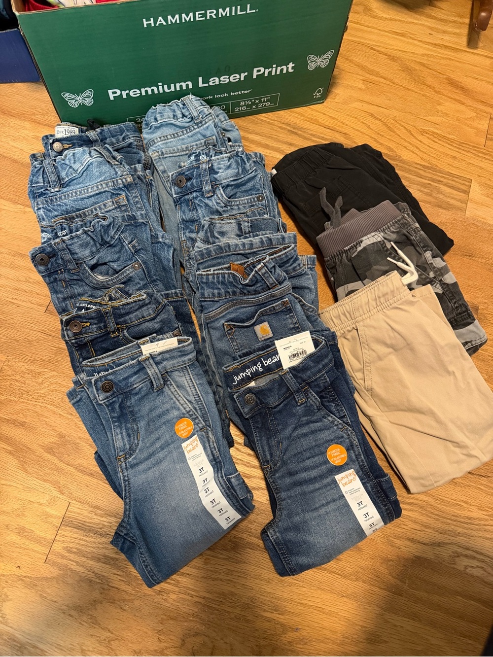 13 pairs of pants -3T